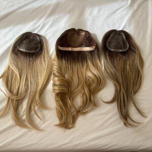 Long Rooted Blonde Wig Topper Bundle (Jon Renau, ThinHairThick)